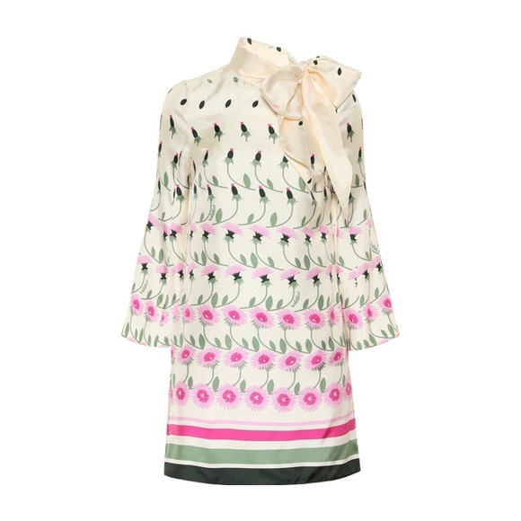 NWT Valentino SS20 Floral Silk Dress SZ 0 - Picture 2 of 7